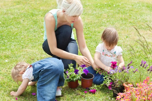 Community garden in Poplar illustrating inclusive outdoor access